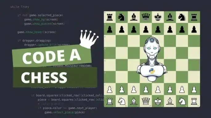 A developer deploying a Java chess engine as a Lichess bot, with a terminal of streaming API output beside a live game board